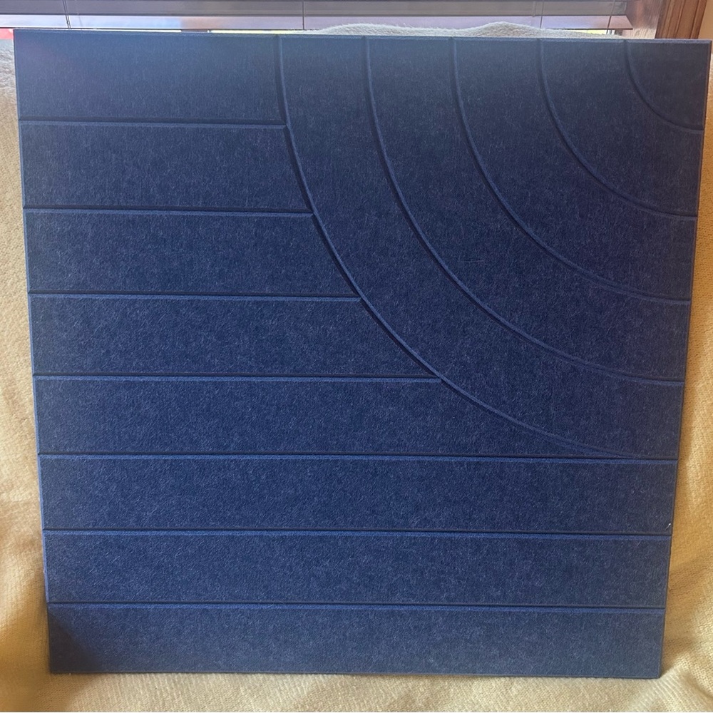 3 Feltright Tangent Wall Tiles in Indigo
